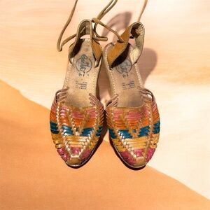 Cacahi’s Colorful Woven Women's Sandals